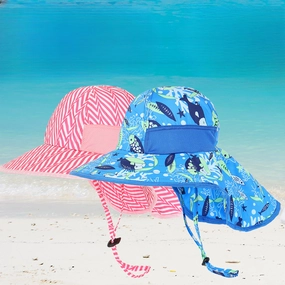 Wholesale large eaves decor Nylon Children's Fisherman Hat
