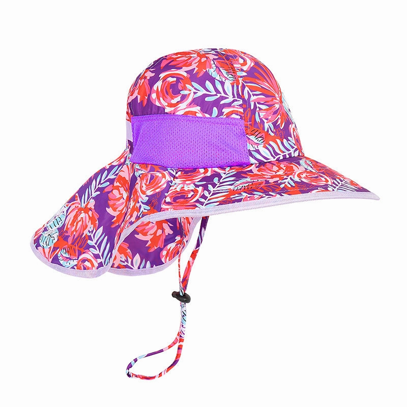 Wholesale large eaves decor Nylon Children's Fisherman Hat