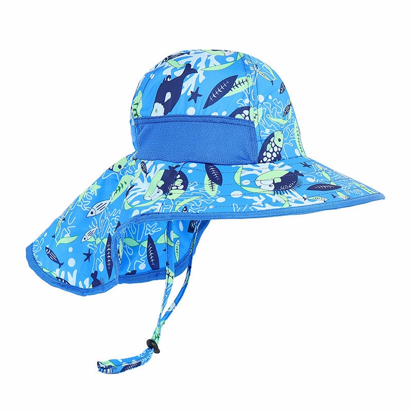 Wholesale large eaves decor Nylon Children's Fisherman Hat