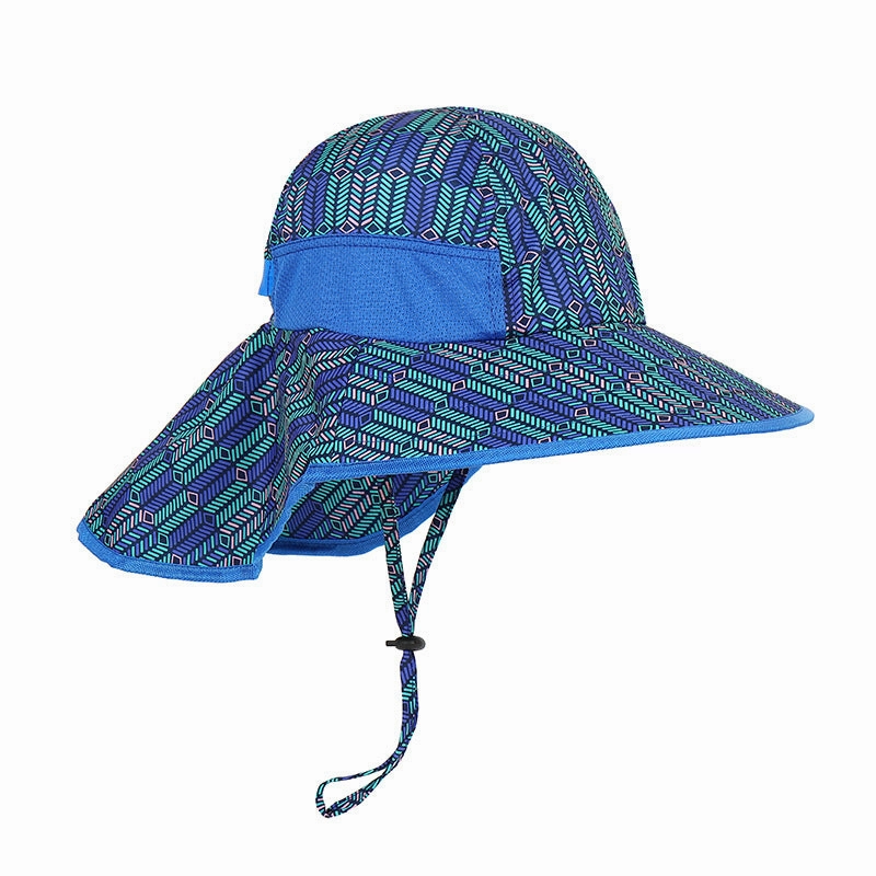 Wholesale large eaves decor Nylon Children's Fisherman Hat