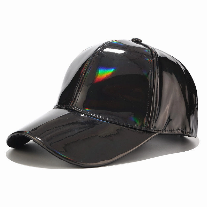 Wholesale Laser PU Baseball Cap