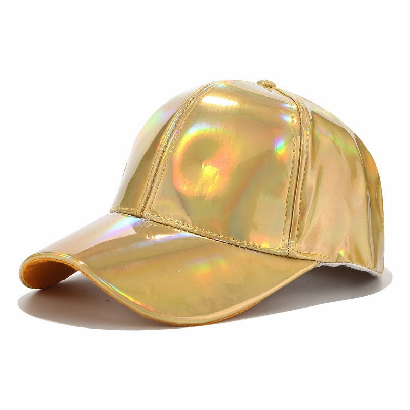 Wholesale Laser PU Baseball Cap