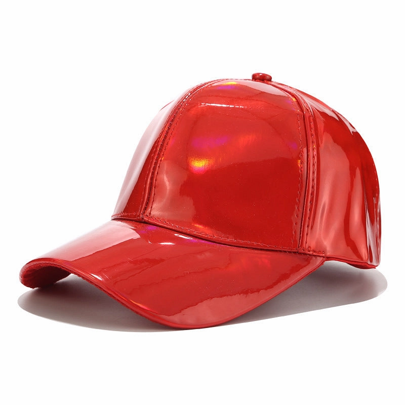 Wholesale Laser PU Baseball Cap