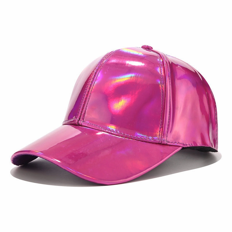 Wholesale Laser PU Baseball Cap