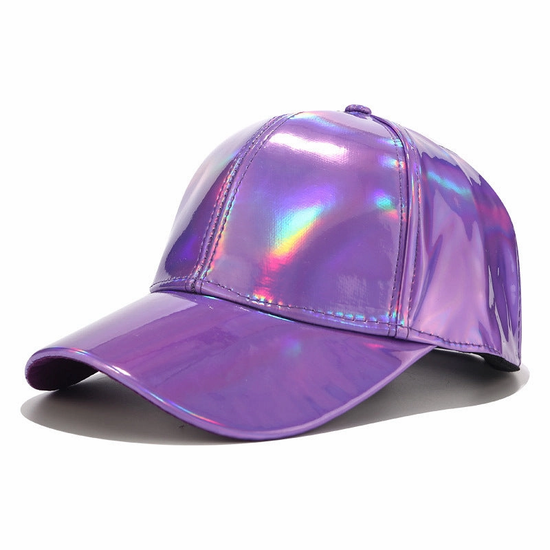 Wholesale Laser PU Baseball Cap