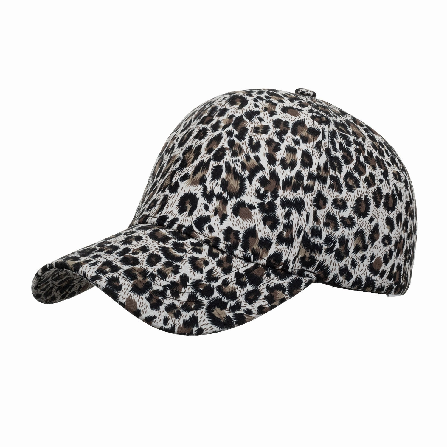 Wholesale Leopard print baseball cap outdoor hip hop sun visor cap