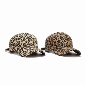 Wholesale Leopard print baseball cap peaked cap sun hat