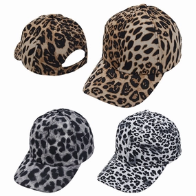 Wholesale Leopard Print European and American Versatile Personalized Outdoor Sun Protection and Shading Baseball Caps