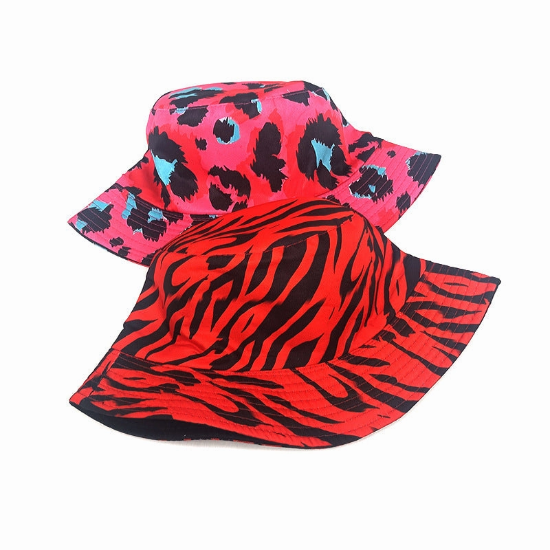 Wholesale Leopard Print Polyester Bucket Hat