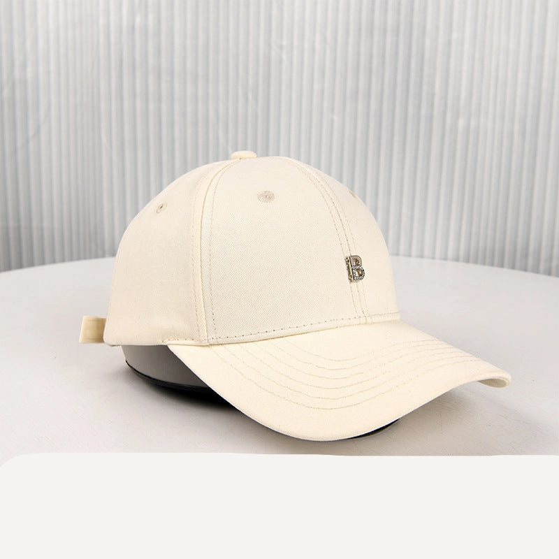 Wholesale  letter B baseball cap face small wide brim cap