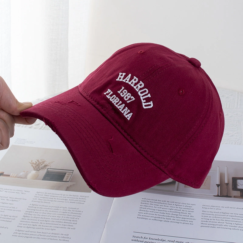 Wholesale Letter Embroidered Pink Baseball Cap Soft Top Cap