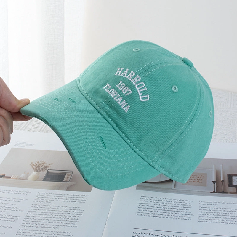 Wholesale Letter Embroidered Pink Baseball Cap Soft Top Cap