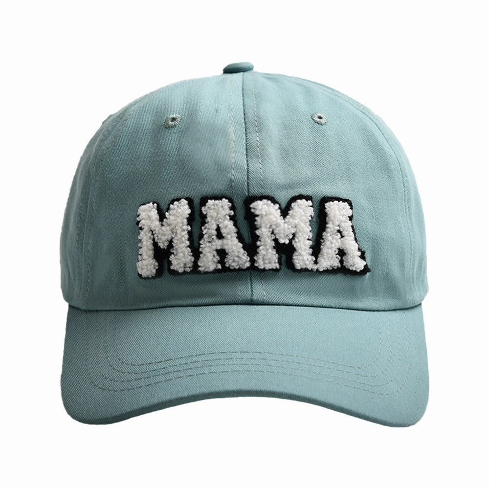 Wholesale Letter MAMA Embroidery Outdoor Sunshade and Sun Protection Duckbill Cap