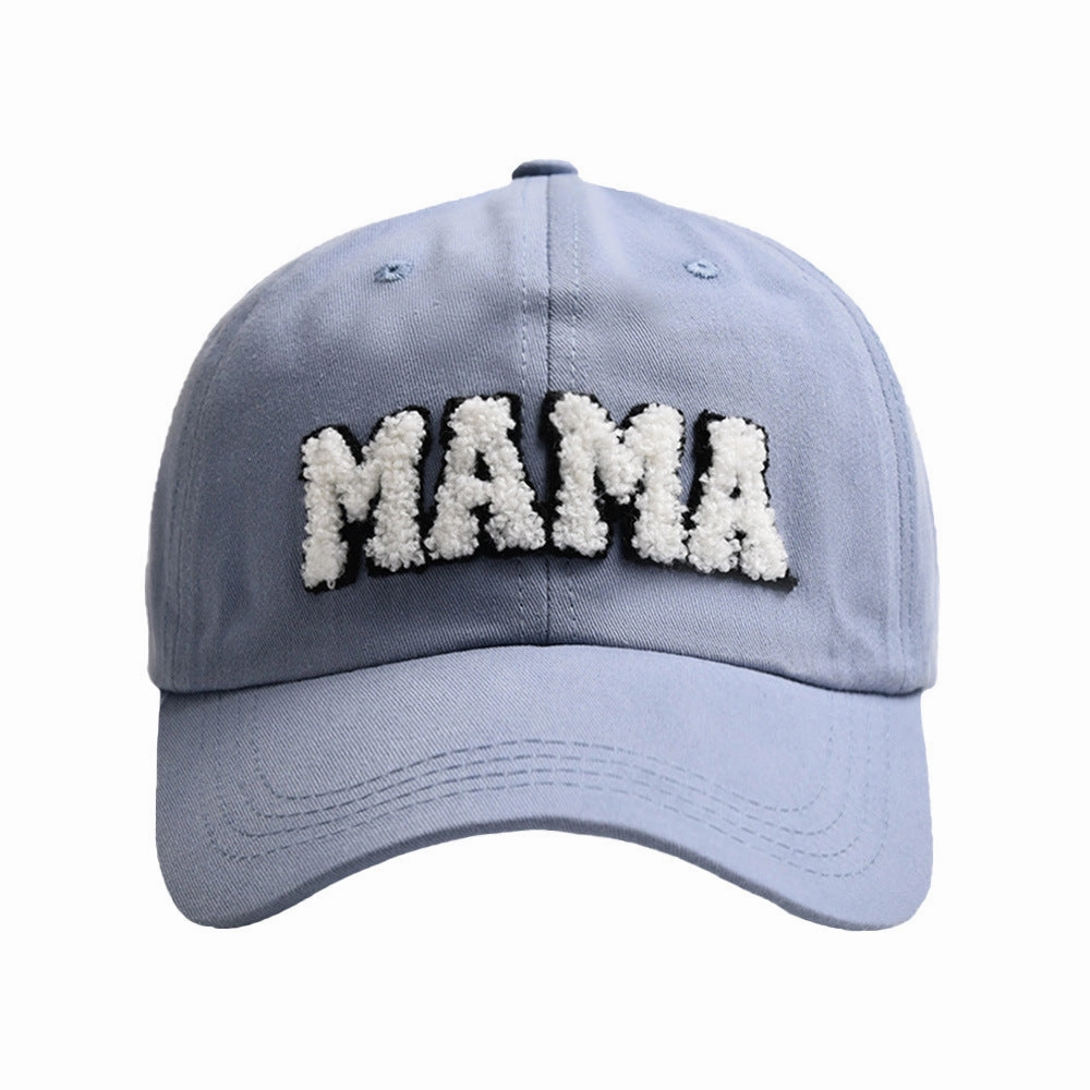 Wholesale Letter MAMA Embroidery Outdoor Sunshade and Sun Protection Duckbill Cap