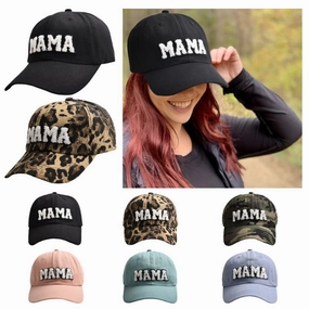 Wholesale Letter MAMA Embroidery Outdoor Sunshade and Sun Protection Duckbill Cap