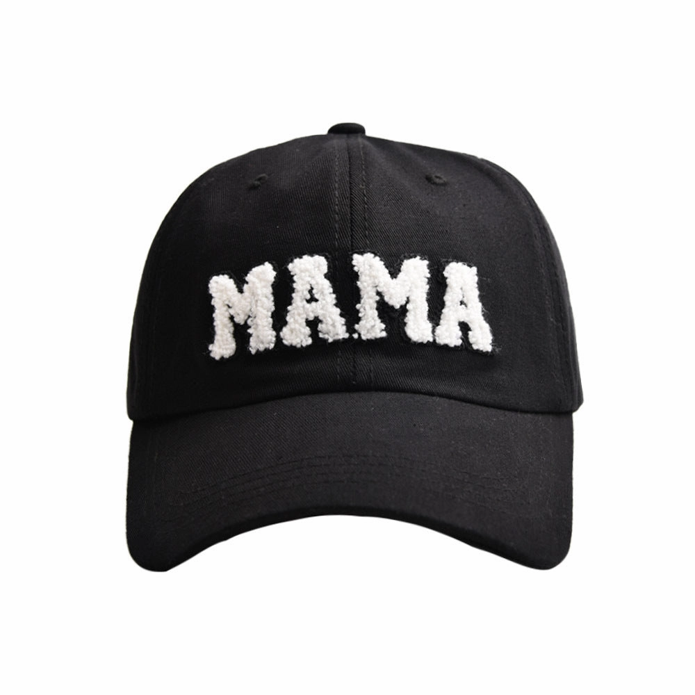 Wholesale Letter MAMA Embroidery Outdoor Sunshade and Sun Protection Duckbill Cap
