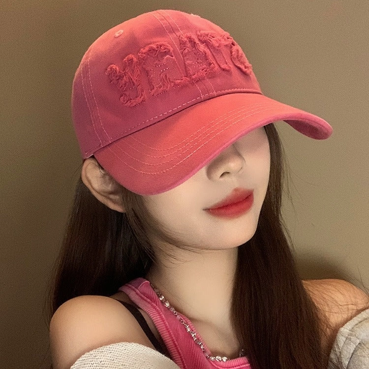 Wholesale Letter Raw Edge Sun Visor All-match Baseball Cap