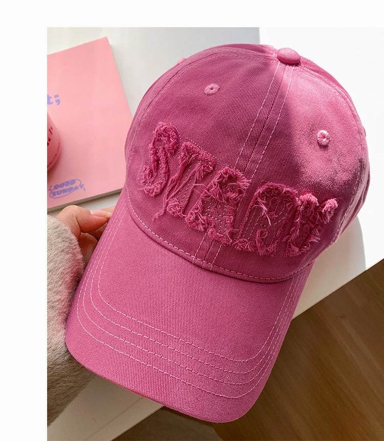 Wholesale Letter Raw Edge Sun Visor All-match Baseball Cap