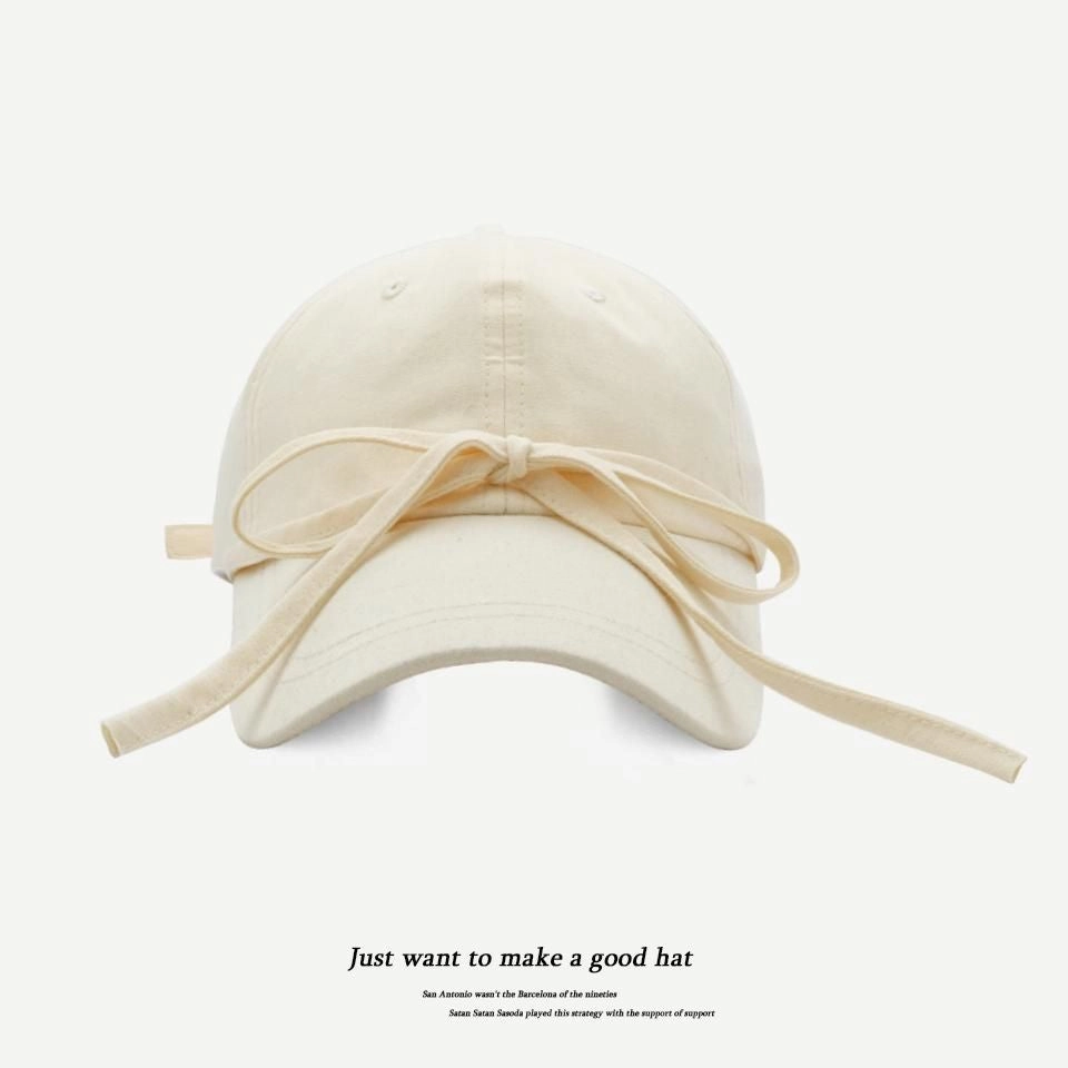 Wholesale Long Ribbon Bow Baseball Cap