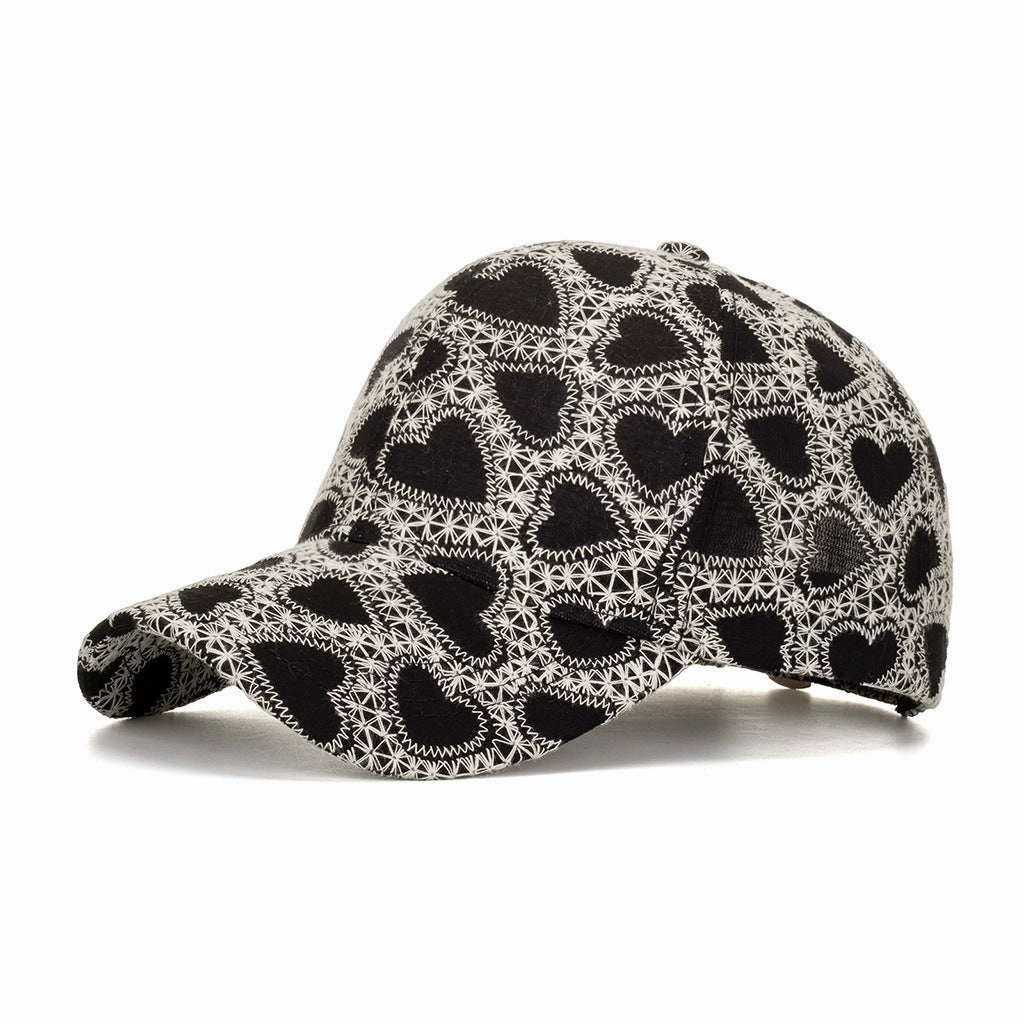 Wholesale Love Embroidered Baseball Cap Outdoor Sun Protection Sun Hat