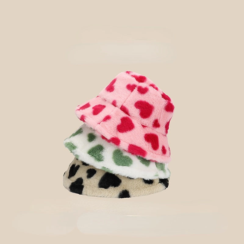 Wholesale Love Plush Bucket Hat