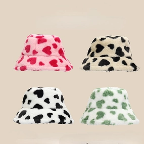 Wholesale Love Plush Bucket Hat