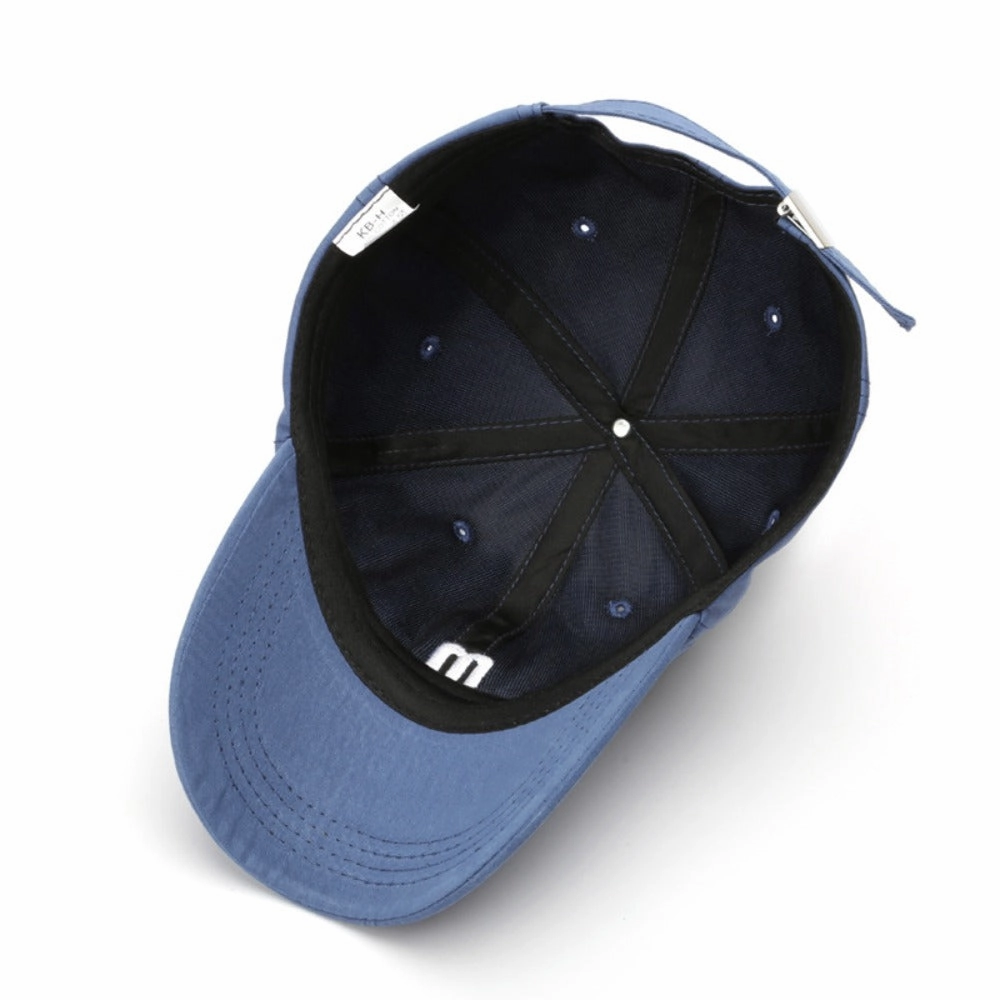 Wholesale M Letter Embroidery Versatile Soft Top Visor Baseball Cap