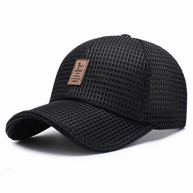 Wholesale Men's Hat Summer Outdoor Sun Hat Mesh Hat Sun Protection Fishing Hat Breathable Mesh Baseball Cap
