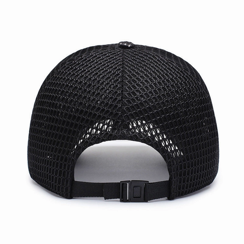 Wholesale Men's Hat Summer Outdoor Sun Hat Mesh Hat Sun Protection Fishing Hat Breathable Mesh Baseball Cap