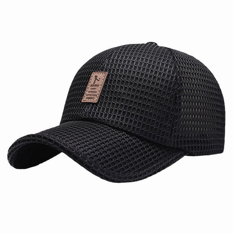 Wholesale Men's Hat Summer Outdoor Sun Hat Mesh Hat Sun Protection Fishing Hat Breathable Mesh Baseball Cap