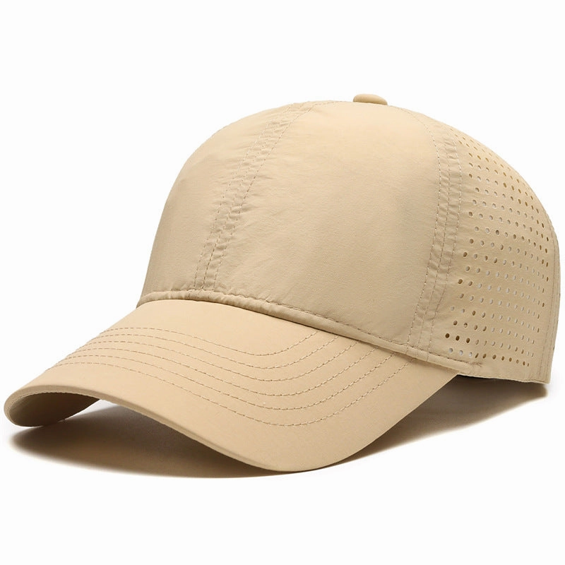 Wholesale Men's Summer Thin Breathable Mesh Big Head Circumference Sports Baseball Sunscreen Visor Cap