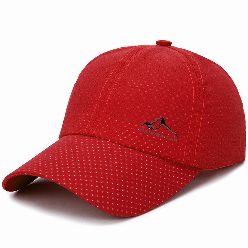 Wholesale Mesh breathable baseball cap large head circumference quick-drying sun hat