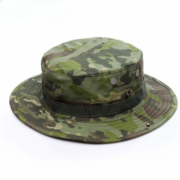Wholesale Military Fan Outdoor Python Pattern Camouflage Mountaineering Fisherman Hat