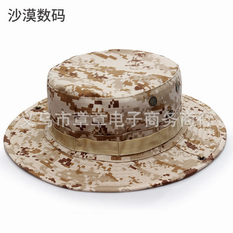 Wholesale Military Fan Outdoor Python Pattern Camouflage Mountaineering Fisherman Hat