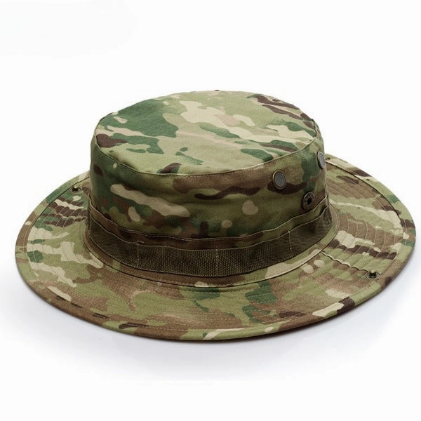 Wholesale Military Fan Outdoor Python Pattern Camouflage Mountaineering Fisherman Hat