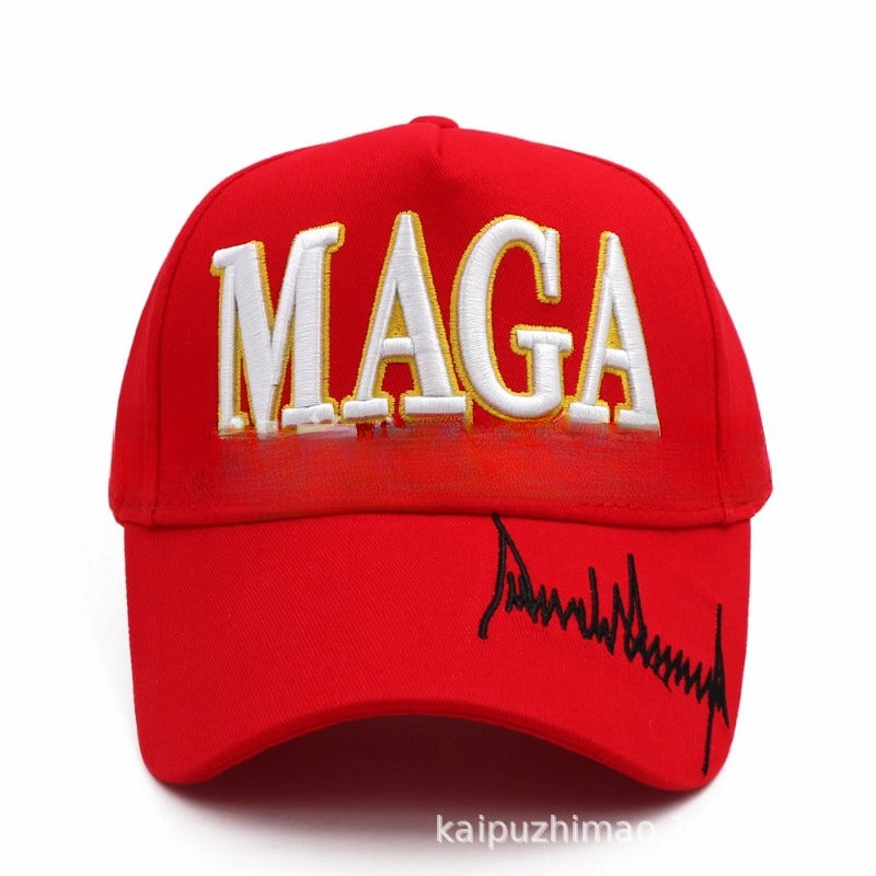 Wholesale Minimalist Design Premium MAGA Red Baseball Cap