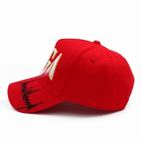 Wholesale Minimalist Design Premium MAGA Red Baseball Cap