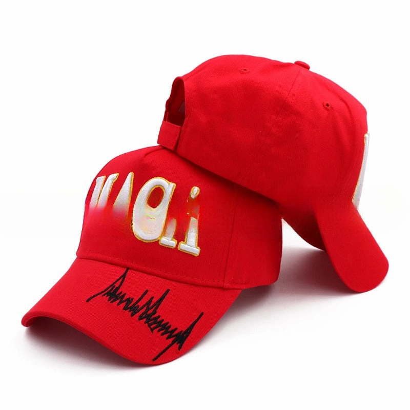 Wholesale Minimalist Design Premium MAGA Red Baseball Cap