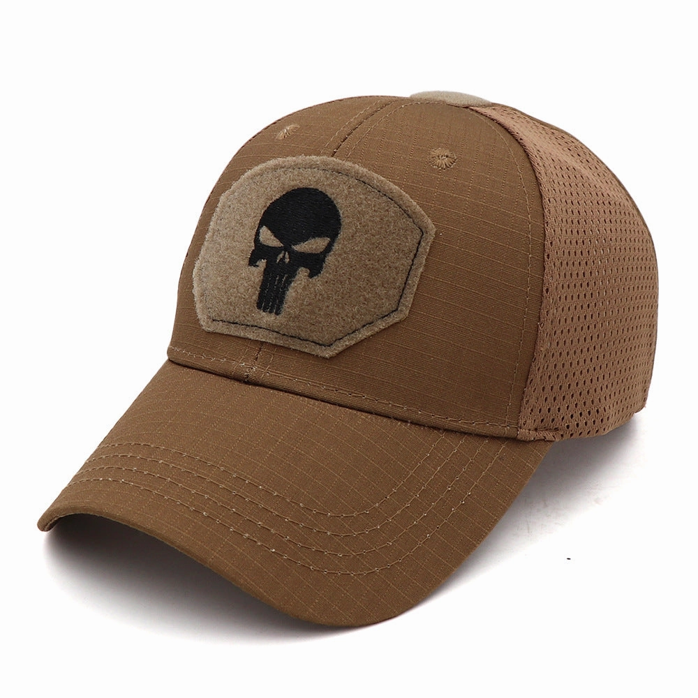 Wholesale Mountaineering Sun Visor Mesh Hat Velcro Baseball Cap