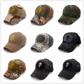 Wholesale Mountaineering Sun Visor Mesh Hat Velcro Baseball Cap