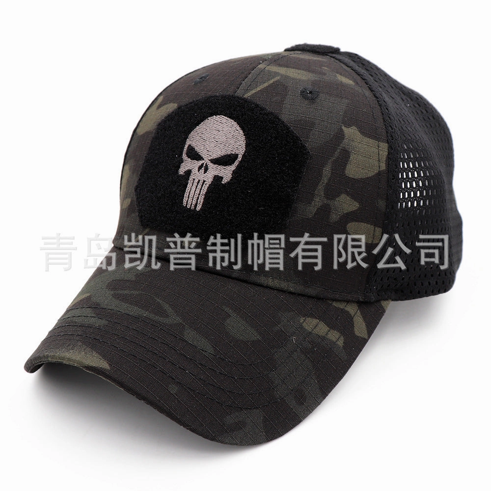Wholesale Mountaineering Sun Visor Mesh Hat Velcro Baseball Cap