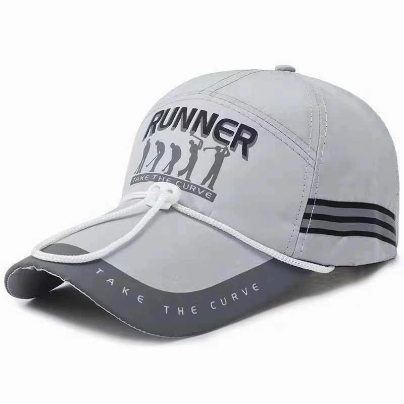 Wholesale Mountaineering sunscreen cap fishing cap windproof lanyard baseball cap extended eaves outdoor