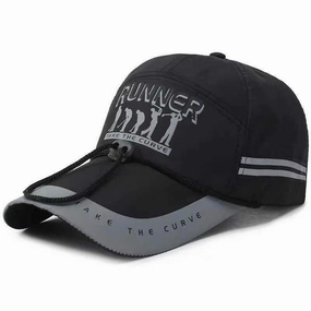 Wholesale Mountaineering sunscreen cap fishing cap windproof lanyard baseball cap extended eaves outdoor