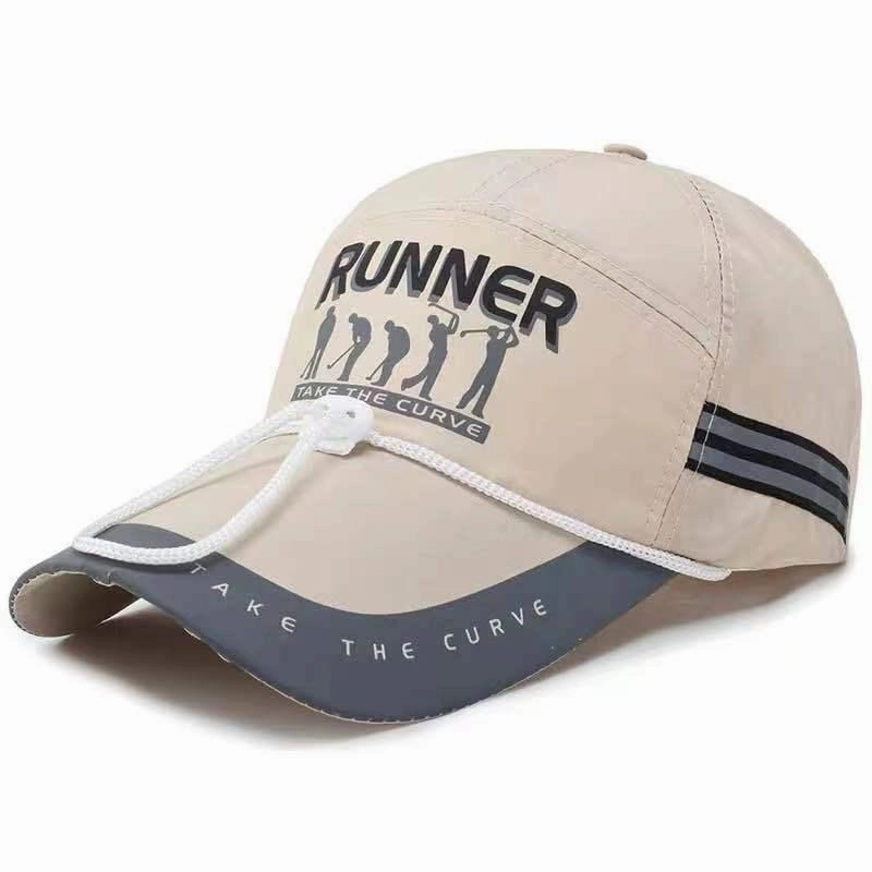 Wholesale Mountaineering sunscreen cap fishing cap windproof lanyard baseball cap extended eaves outdoor