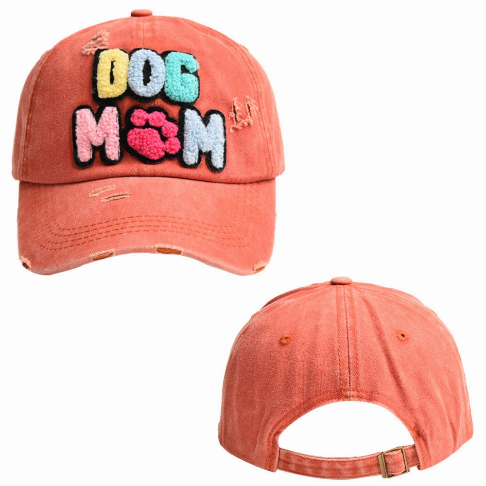 Wholesale new DOG MOM baseball cap autumn women's casual Joker cap