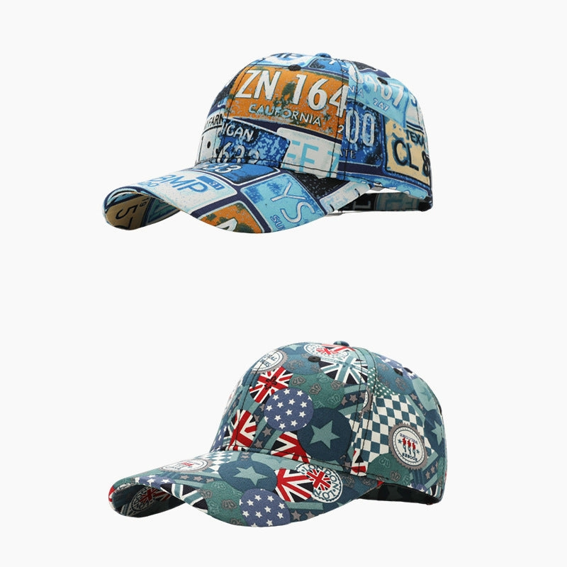 Wholesale New Hip-hop Trend Cross-border Letter Print Graffiti Cap