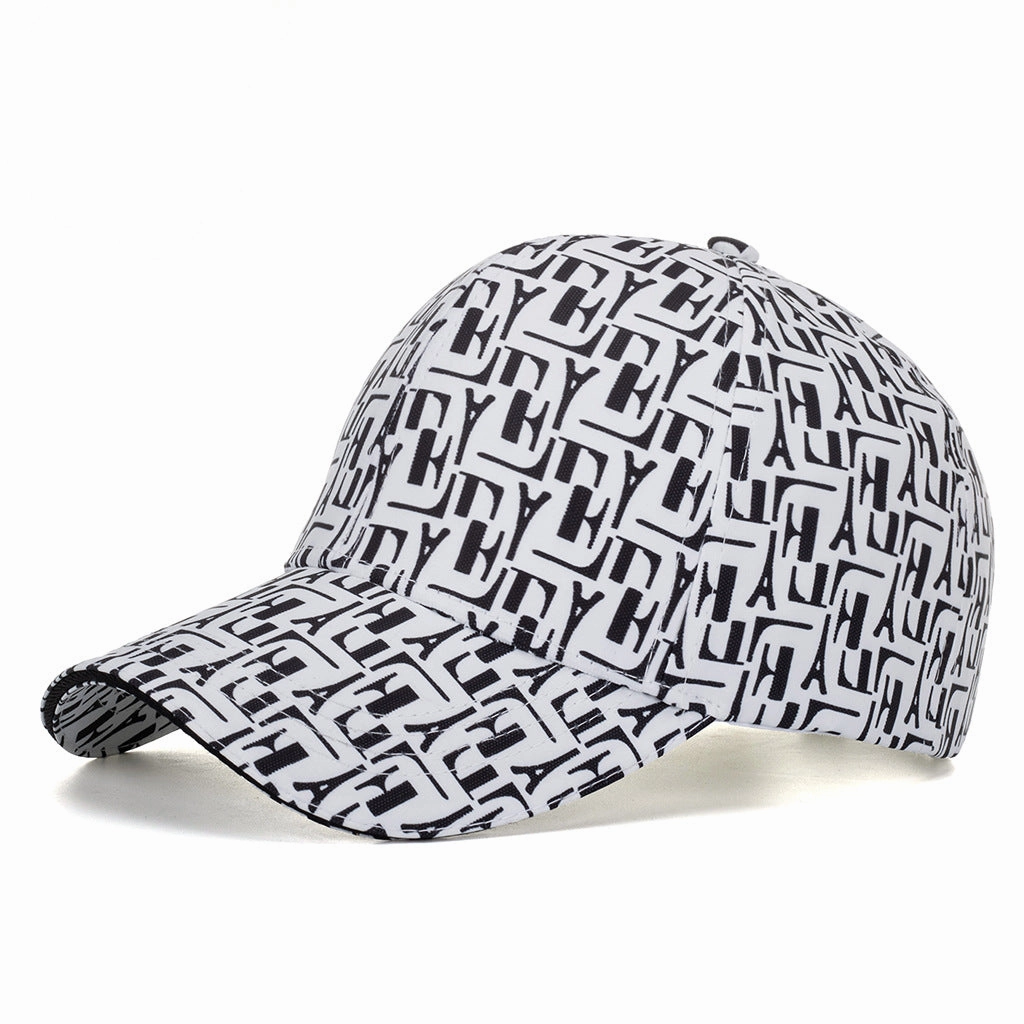 Wholesale New Letter Print Sandwich Baseball Cap