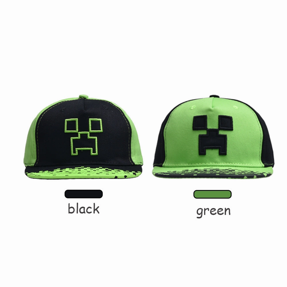 Wholesale New style children's flat brim cartoon baseball hat kids hip hop cap boy sun hat