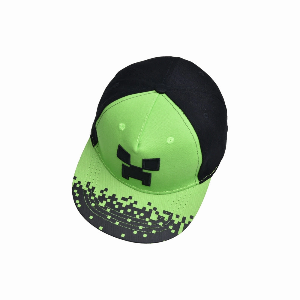 Wholesale New style children's flat brim cartoon baseball hat kids hip hop cap boy sun hat