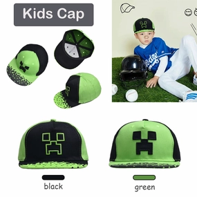 Wholesale New style children's flat brim cartoon baseball hat kids hip hop cap boy sun hat